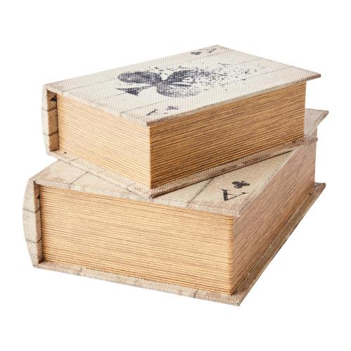 Förvaringsbok - Boklåda - 2 storlekar - Svart - 27 x 19 x 8 cm - www.frokenfraken.se