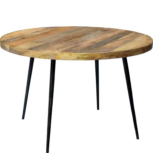 Matbord - Runt - Mango Wood - Ø120 cm - www.frokenfraken.se