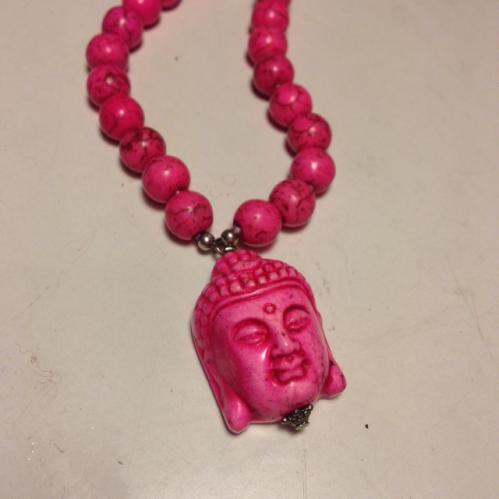 Armband - Buddha - Pink - www.frokenfraken.se
