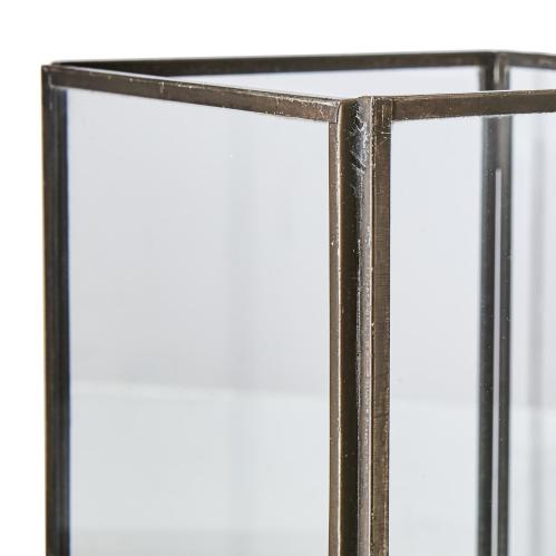 Lykta S - Svart - 12 x 12 x 20 cm - www.frokenfraken.se