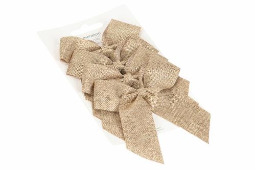 Hänge - Rosett - Metalino - Guld - 1st - 10 x 12 cm - www.frokenfraken.se