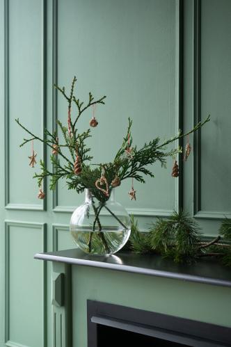 Julkulor - Halmfigurer - 12 st - 3-6 cm - www.frokenfraken.se