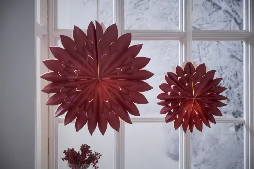 Adventsstjärna - Röd - 40cm - www.frokenfraken.se