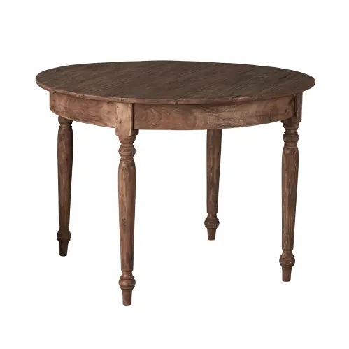 Matbord - Runt - Natur Vintage - Ø110 cm - www.frokenfraken.se