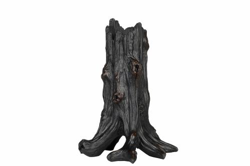 Ljusstake Stubbe - Brun/Svart - 15 cm - www.frokenfraken.se
