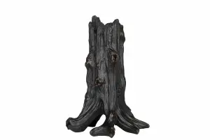 Ljusstake Stubbe - Brun/Svart - 15 cm - www.frokenfraken.se