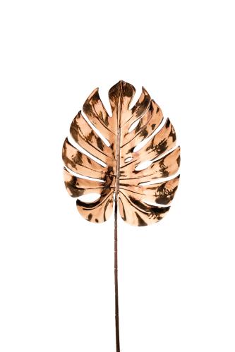 Monstera blad - Brun - 75 cm - www.frokenfraken.se