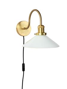 Vägglampa - Axel - Opal 25cm - www.frokenfraken.se