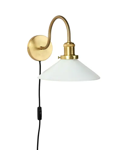 Vägglampa - Axel - Opal 25cm - www.frokenfraken.se
