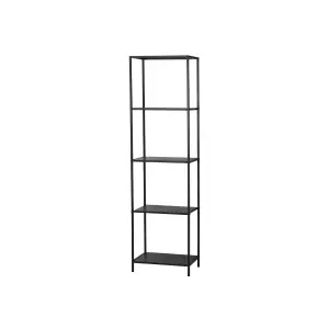 Hylla - Svart - 51 x 35 x 180 cm - www.frokenfraken.se