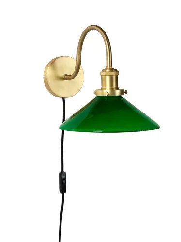 Vägglampa - Axel - Grön 25cm - www.frokenfraken.se