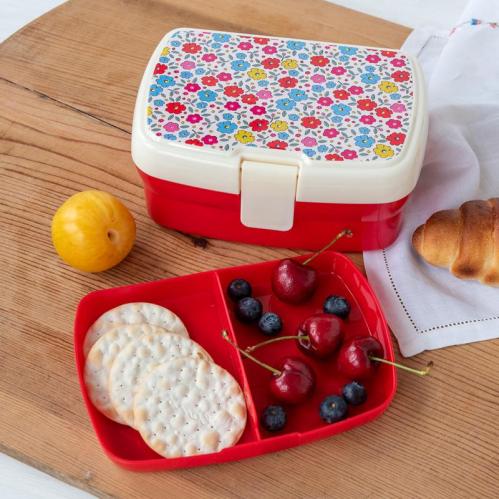 Lunchbox - Retro - Blommig - www.frokenfraken.se