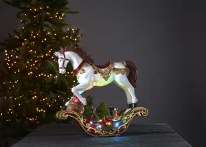 Gunghäst - Juldekoration - 45 cm - www.frokenfraken.se
