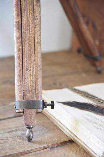 Golvlampa/Bordslampa - Studio lamp - Old wood look - 85 cm - www.frokenfraken.se