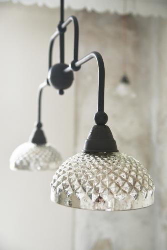 Taklampa - Dubbel - Fattigmanssilver - 92 cm - www.frokenfraken.se