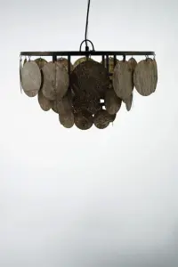 Taklampa - Lennon - Beige - Ø50 x 30 cm - www.frokenfraken.se