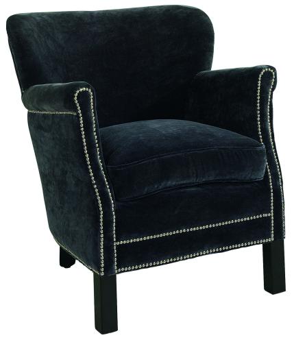 PROFESSOR Armchair Velvet Graphite - www.frokenfraken.se