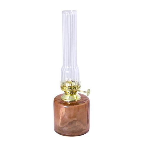 Fotogenlampa - Elvira Ljusbrun Liten - Brun - Ø8 x H25 cm - www.frokenfraken.se