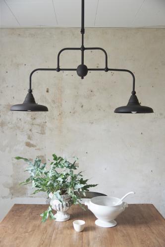 Taklampa - Dubbel - Metall - 98 cm - www.frokenfraken.se