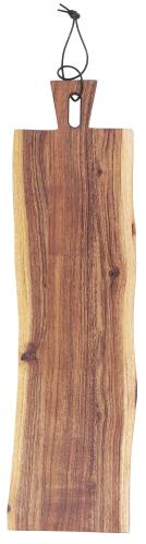 Skärbräda - Tapasbräda acaciaträ - 60 X 15 X 1,5 CM - www.frokenfraken.se
