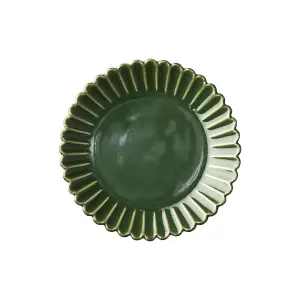 Tallrik - Hulda - 4-pack - Grön - Ø19 cm - www.frokenfraken.se