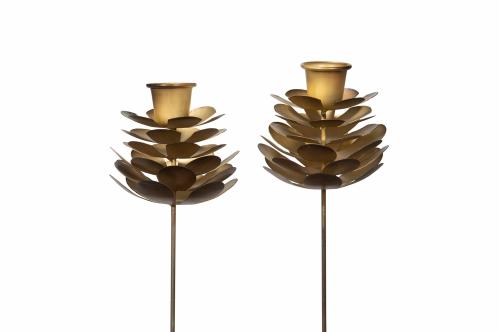 Ljushållare Kotte Antik Mässing - 22,5 cm - www.frokenfraken.se