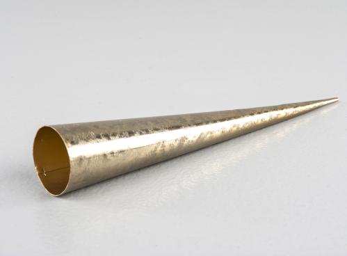 Ljustake Guld - Kon för värmeljus - 26 cm - www.frokenfraken.se