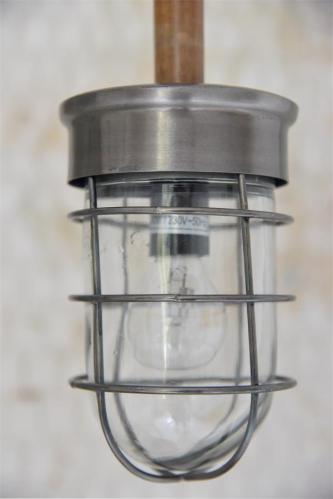 Lampa - Arbetslampa - Silver & Trä - 30 cm - www.frokenfraken.se