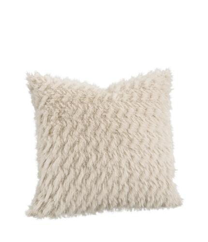 Kuddfodral - Cavalese - Cream - Fuskpäls - 50 x 50 cm - www.frokenfraken.se