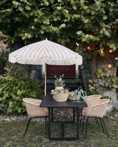 Parasoll - Umbra - Röd/Grön - Ø190 cm - www.frokenfraken.se