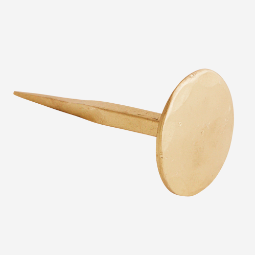 Spik - Väggkrok Stor - Guld - Ø5x10 cm - www.frokenfraken.se