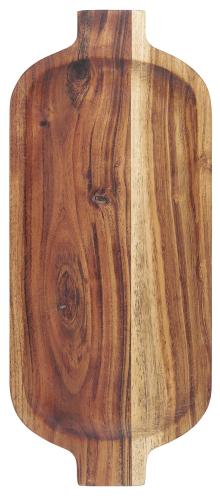 Serveringsfat oljad acaciaträ - 45 X 19 X 2,5 CM - www.frokenfraken.se