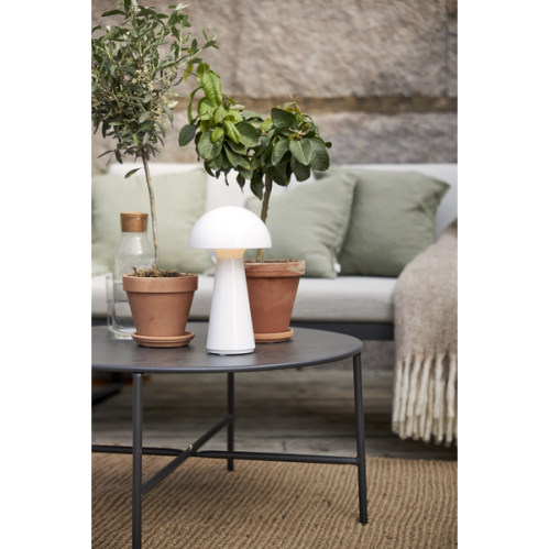 Bordslampa Utomhus - Mushroom Vit - 28 cm - www.frokenfraken.se