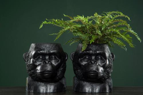 Kruka - Big Gorilla - Svart/Brun - 27 cm - www.frokenfraken.se