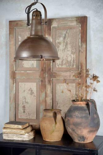 Taklampa - Industri - Brun Metall - 38 cm - www.frokenfraken.se