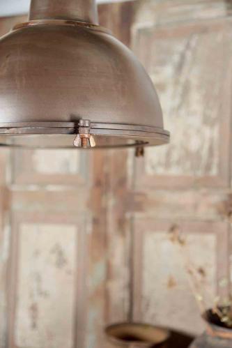 Taklampa - Industri - Brun Metall - 38 cm - www.frokenfraken.se