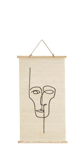 Wall Deco - Face - 54 x 94 cm - www.frokenfraken.se