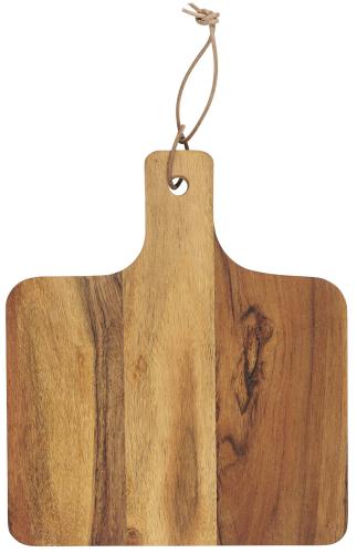 Skärbräda - Tapasbräda med Ljus oljad acaciaträ - 29 X 25 X 1,5 CM - www.frokenfraken.se
