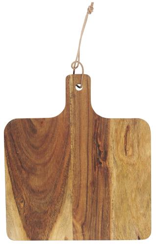 Skärbräda - Tapasbräda med Ljus oljad acaciaträ - 34 X 30 X 1,5 CM - www.frokenfraken.se