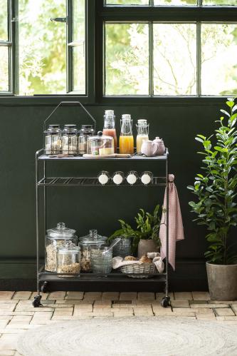 Barbord med hjul Brooklyn - 76 X 41,5 X 89,5 CM - www.frokenfraken.se