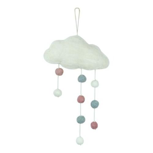 Mobil Moln Rosa - 19 x 29 x 7 cm - www.frokenfraken.se