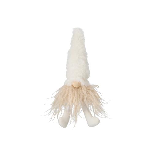 Tomte - Sittande - Beige - 5 x 23 cm - www.frokenfraken.se