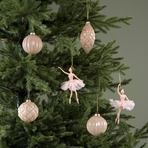 Ballerina - 1 st - Hängande rosa - 17 cm - www.frokenfraken.se
