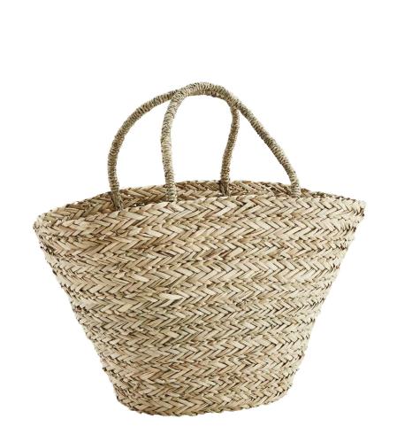 Flätad Väska Korg - Jute - 65 x 35 cm - www.frokenfraken.se