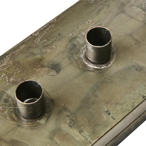 Adventsljusstake Metall - Ljusstake med låda - 21 x 7,5 x 5 cm - www.frokenfraken.se