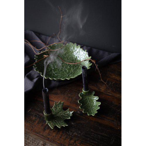 Ljusstake - Löv Maple - 13 cm - www.frokenfraken.se