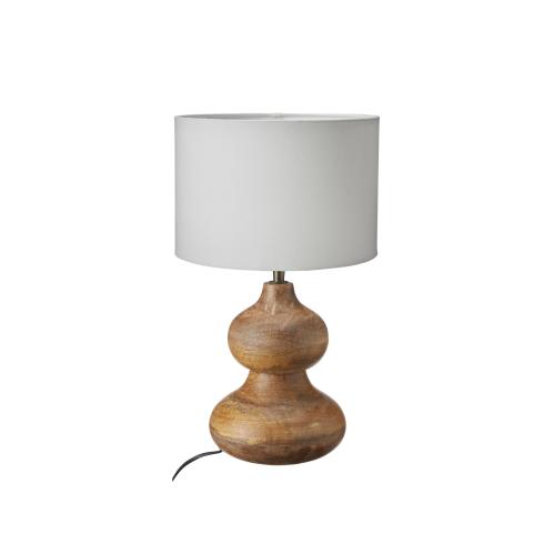 Bordslampa med skärm - 2-pack - Aura - Trä - 17 x 27 cm - www.frokenfraken.se