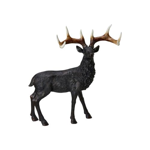 Hjort - Stor - Svart - 79 x 38 x 97 cm - www.frokenfraken.se