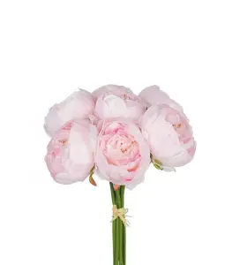 Pionbukett - Rosa - 30 cm - www.frokenfraken.se