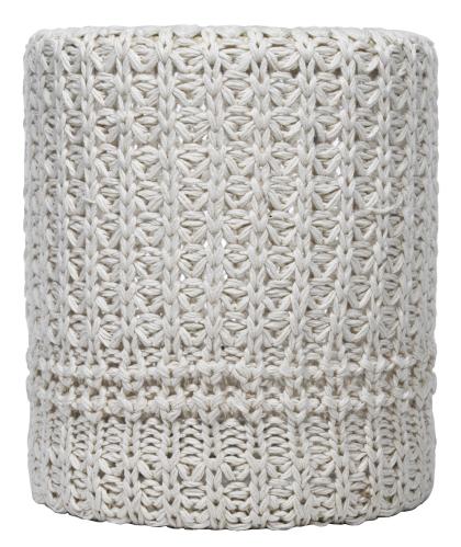 Lampskärm - Virkad - Off White - 17x20 - www.frokenfraken.se